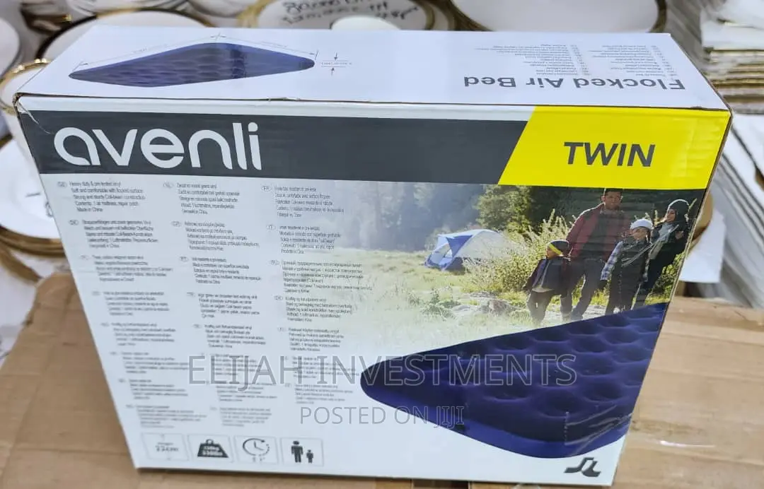 Aveni Flocked Air Bed 4by 6