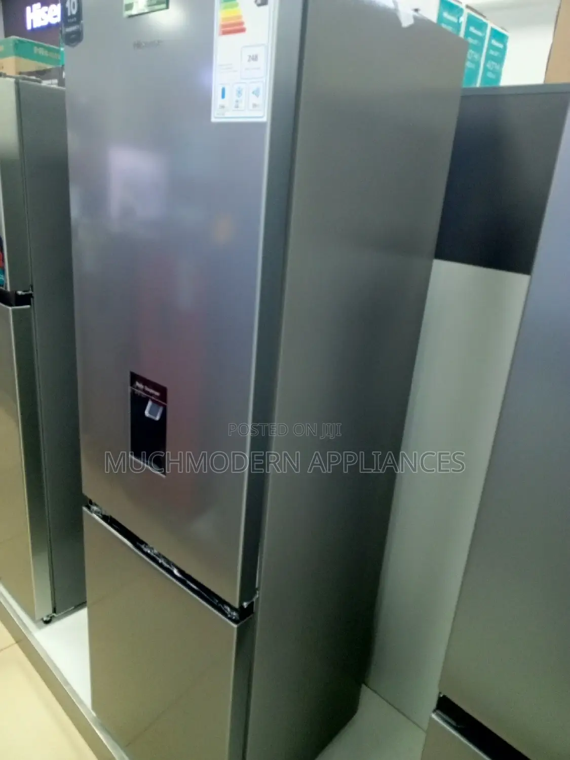 Hisense 341 Litres Double Door Fridge With Water Dispenser
