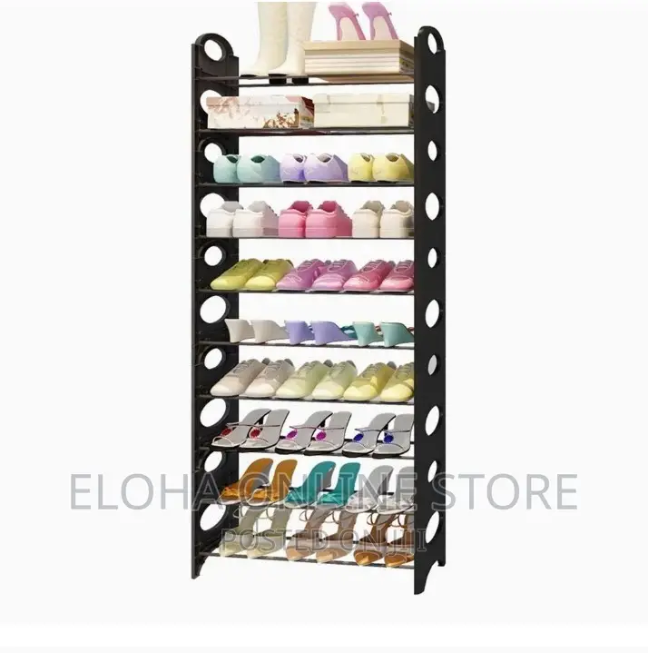 Extendible Stackable Shoe Rack