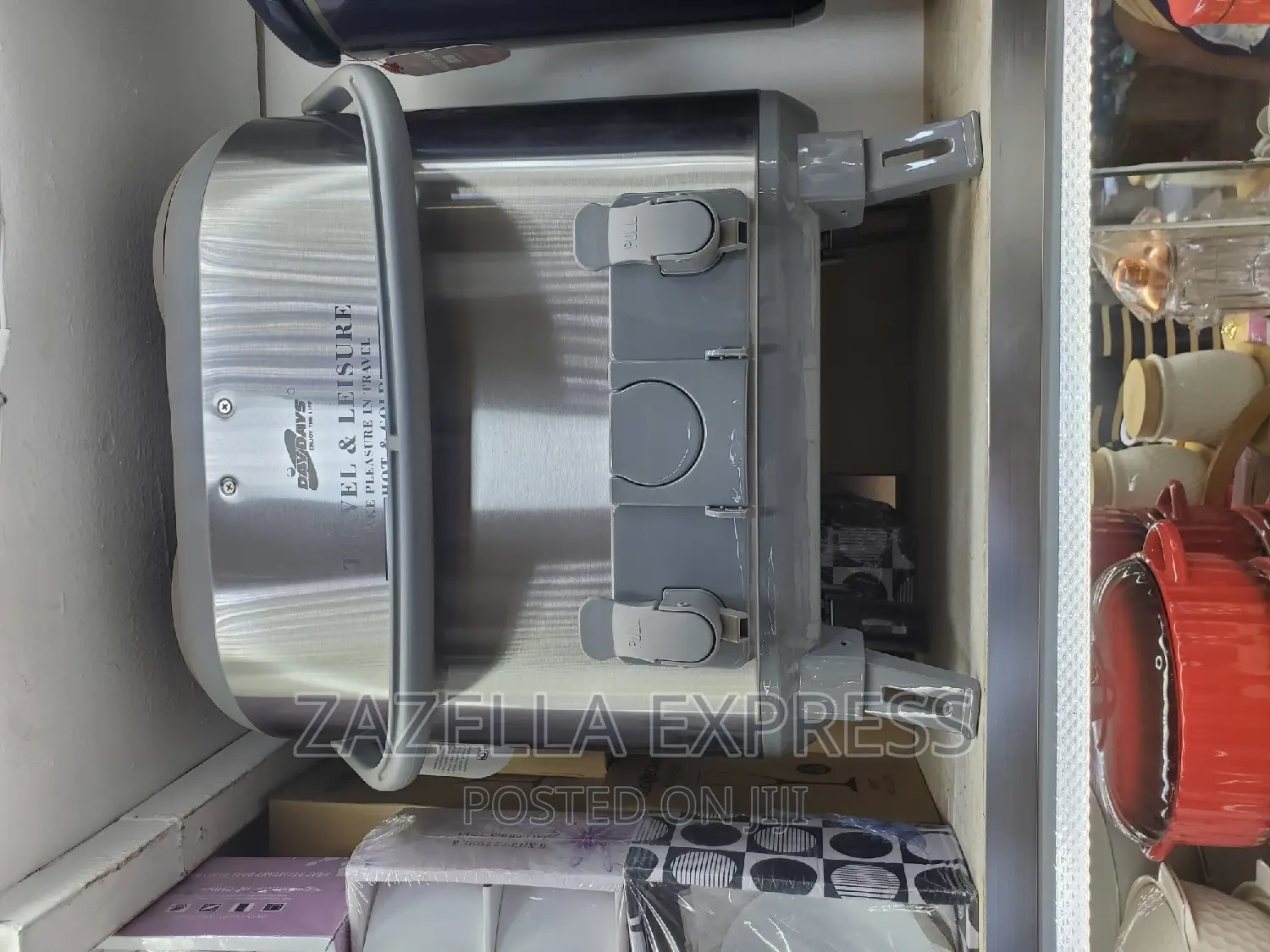 Twin Cooler Two Portions Tea and Milk Dispenser