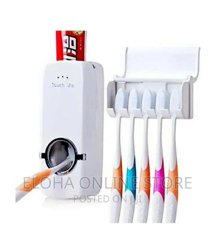 Plastic Automatic Toothpaste Dispenser (Toothbrush)
