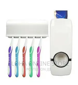 Plastic Automatic Toothpaste Dispenser (Toothbrush)