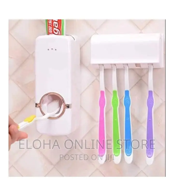 Plastic Automatic Toothpaste Dispenser (Toothbrush)