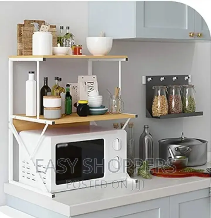 Solid Microwave Oven Shelf Kitchen Rack ,Microwave Rack