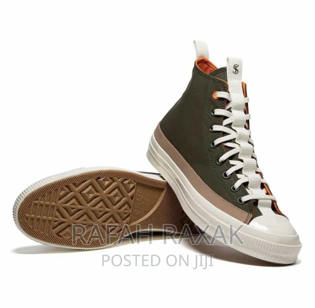 Original Army Green St Allstar Converse High Top
