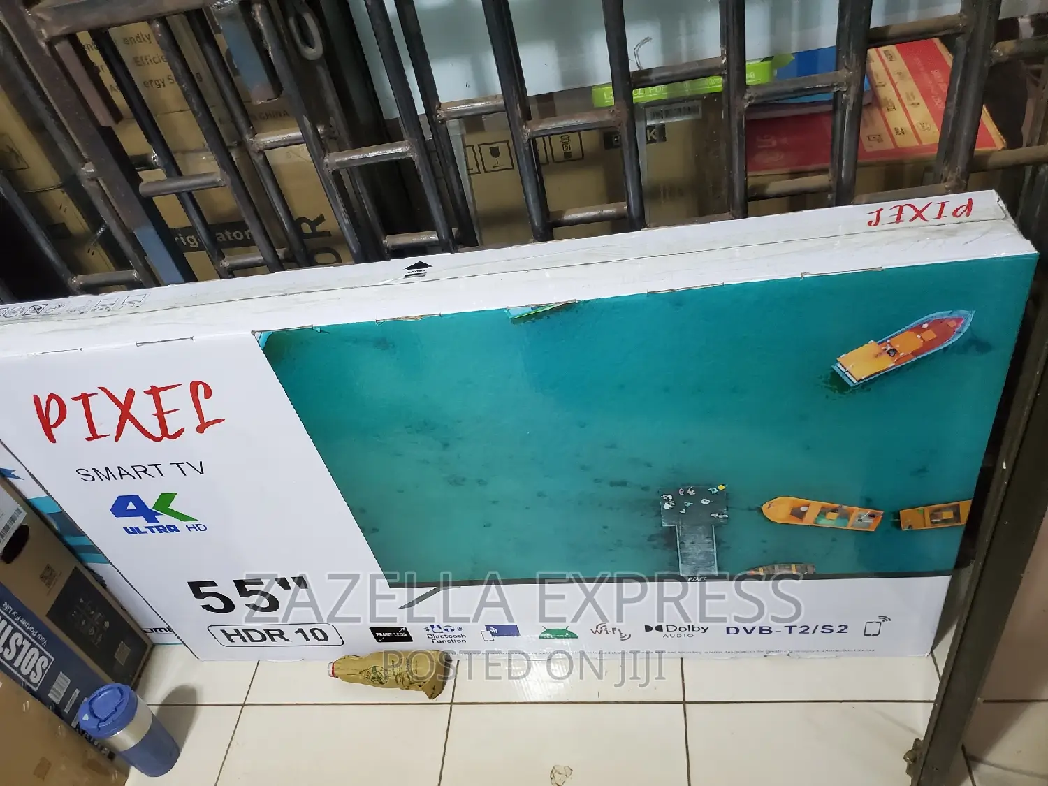 Pixel 55-Inch Android Smart Frameless Digital Free to Air TV