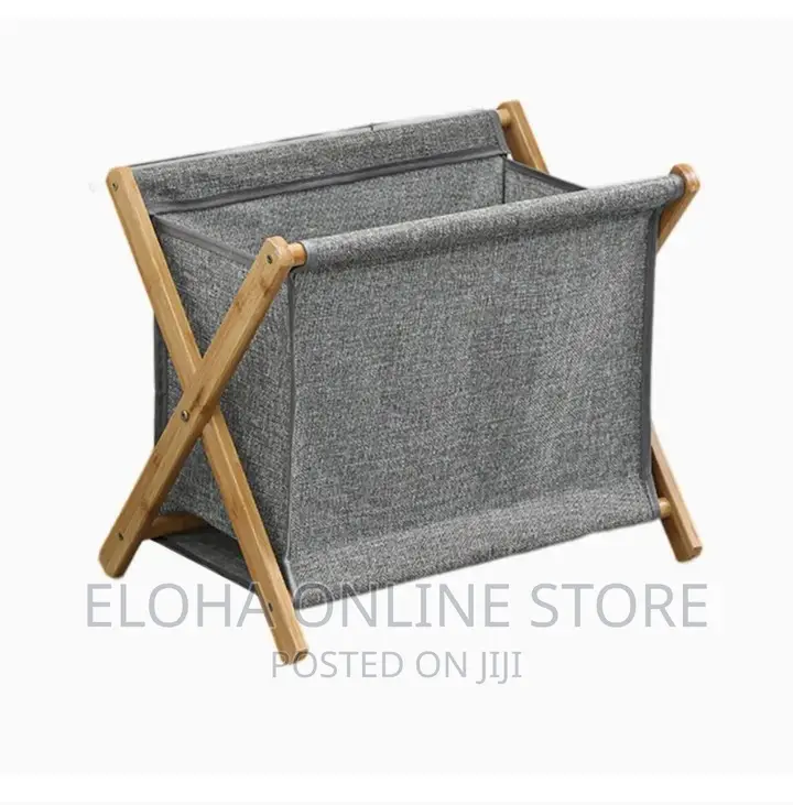 Foldable Household Bamboo Clothes Basket