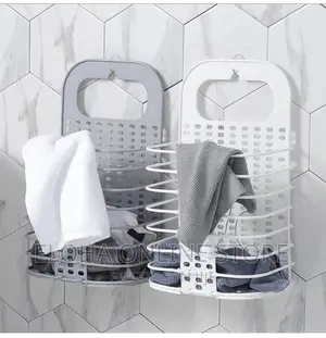 Portable Foldable Hanging Laundry Basket