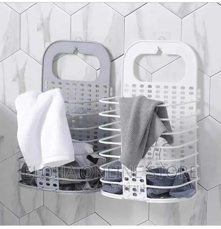 Portable Foldable Hanging Laundry Basket