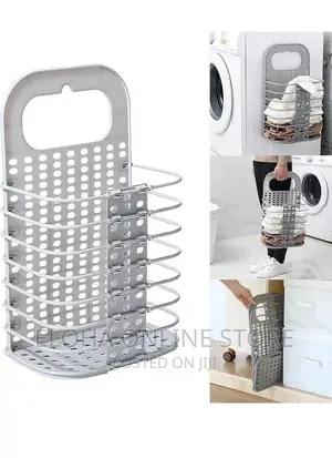 Portable Foldable Hanging Laundry Basket