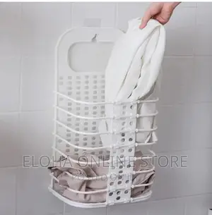 Portable Foldable Hanging Laundry Basket