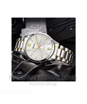 Biden Men's Analog Wrist Watch With Stainless Steel Straps