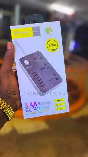 3.4A 3socket 6 USB Charging Ports