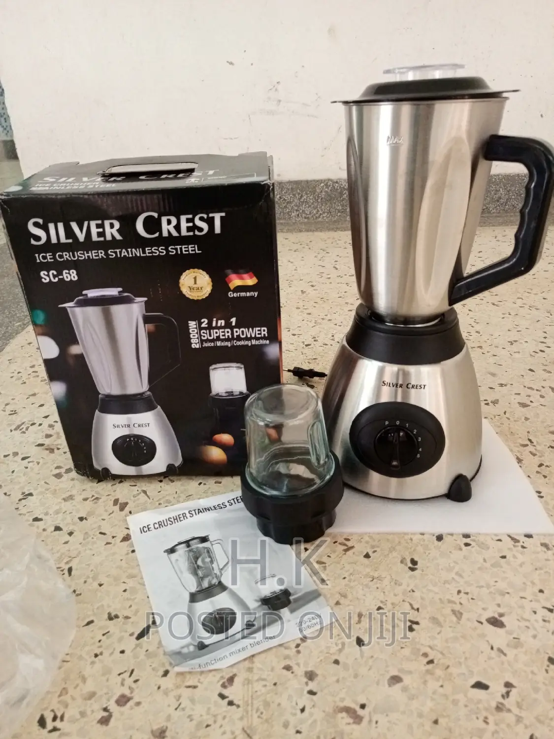 Silver Crest 2in1 Ice Crusher Blender