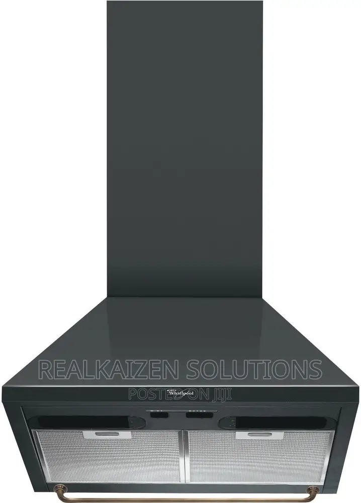 WHIRLPOOL Wallmounted Kitchen Black Cooker Chimney Hood 60cm