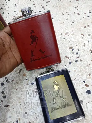 8oz John Walker Hip Flask