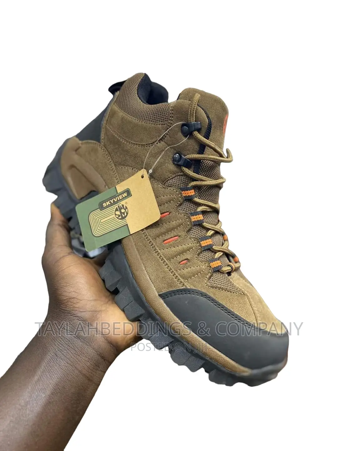 Black Sky View Boots Fashion Hiking Durable Shoes