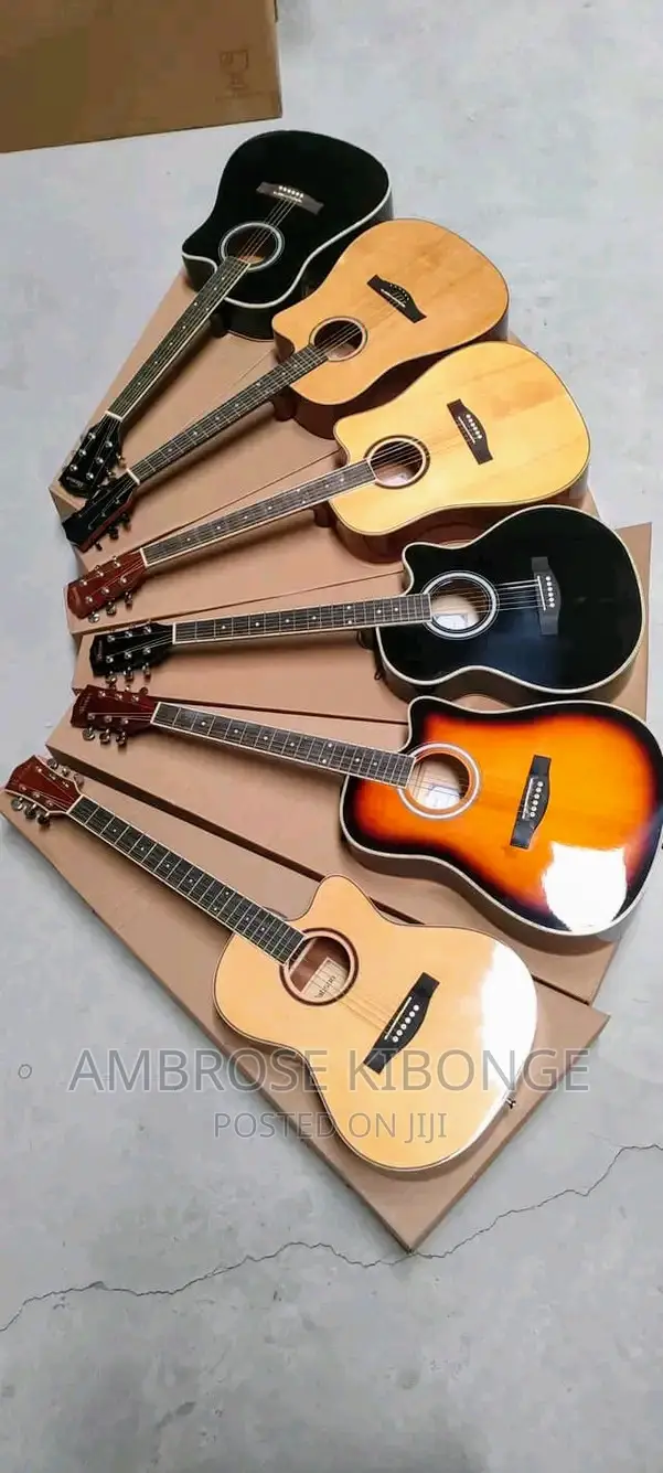 Grand Performance 41inch Powered Acoustic Guitar |Jack Cable