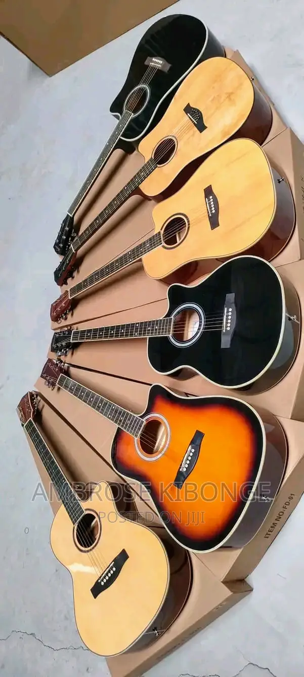 Grand Performance 41inch Powered Acoustic Guitar |Jack Cable