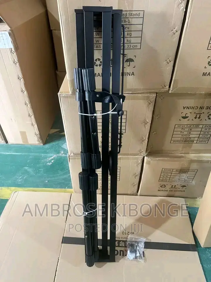 Durable Strong Metallic Double Piano/Keyboard Support Stands