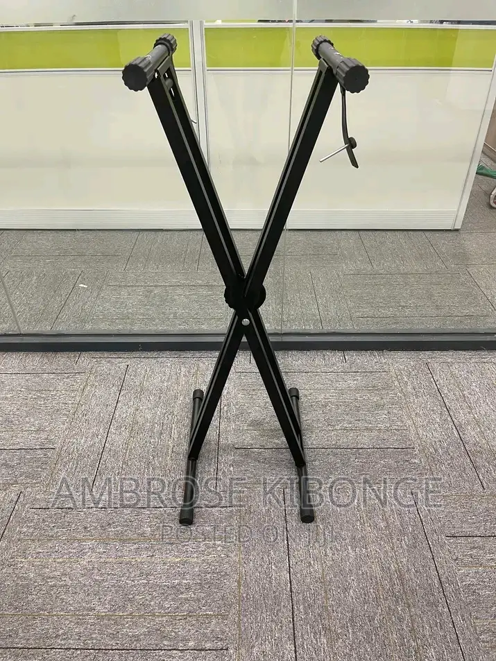 Durable Strong Metallic Double Piano/Keyboard Support Stands