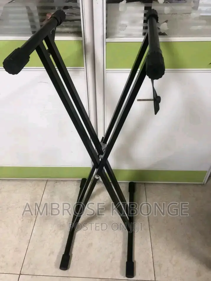 Durable Strong Metallic Double Piano/Keyboard Support Stands