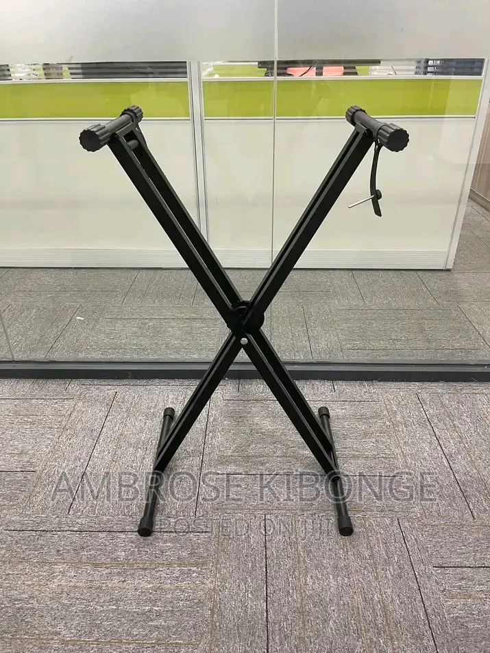 Durable Strong Metallic Double Piano/Keyboard Support Stands