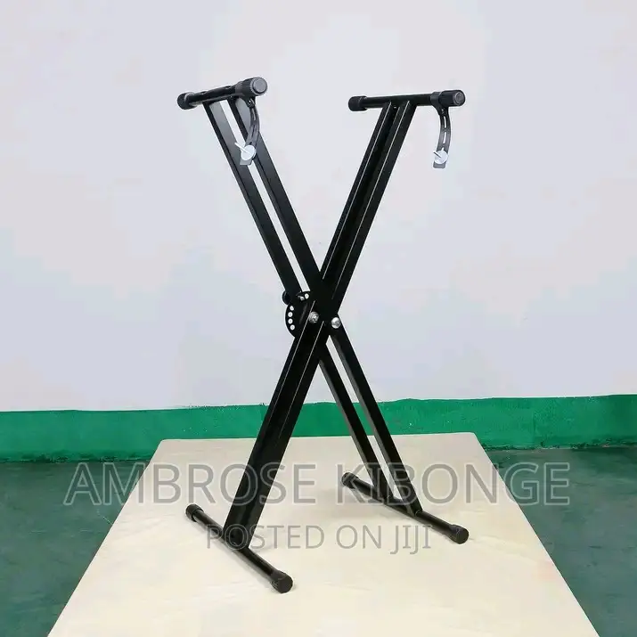 Durable Strong Metallic Double Piano/Keyboard Support Stands