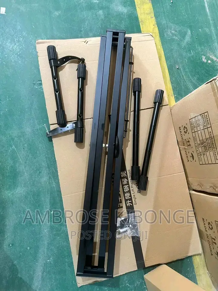 Durable Strong Metallic Double Piano/Keyboard Support Stands