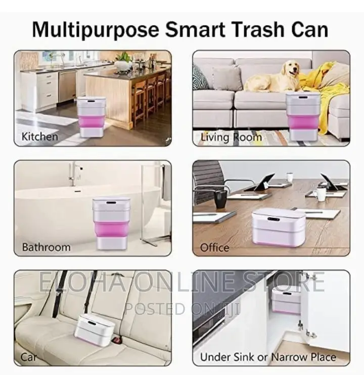 Foldable Sensor /Touch Free Waste Bin