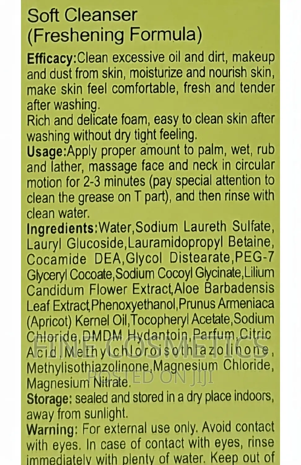 PLANT AND WATER FACE CLEANSER | Essessive Oil + Dirt Remover