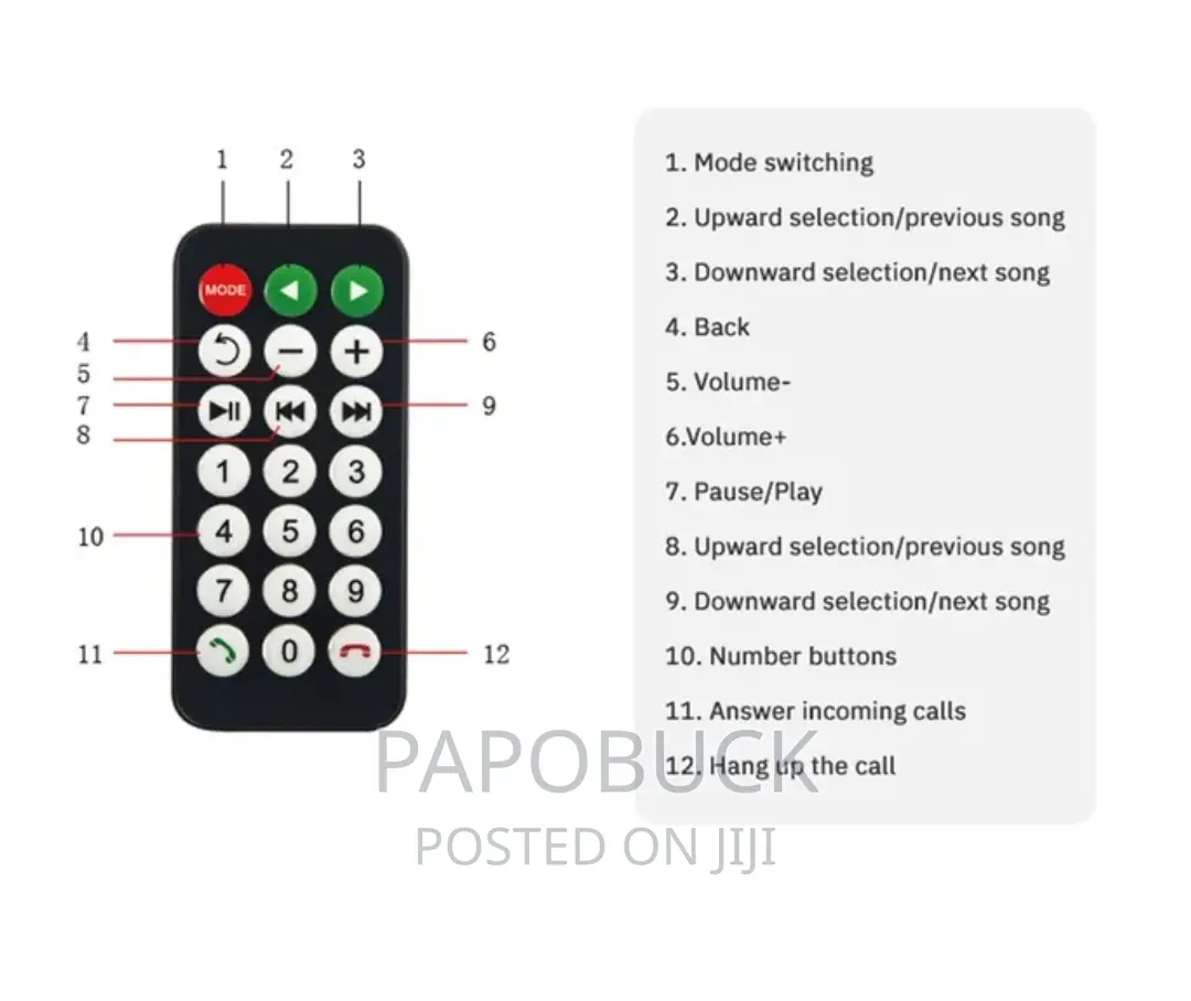 Wireless Car Mp5 Player