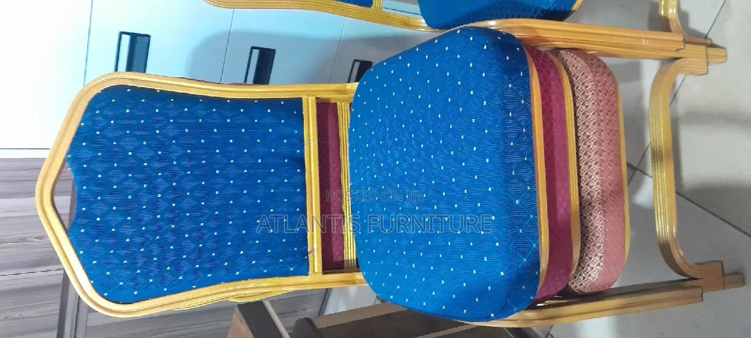 An Executive Conference Chairs(Gold/Blue)
