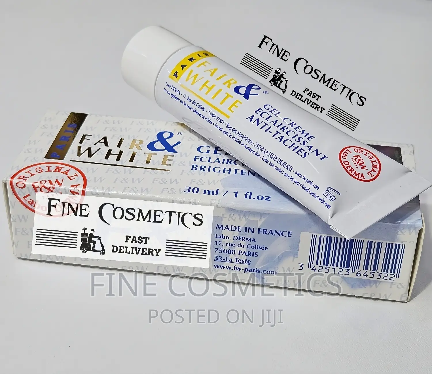 Fair and White Gel Creme Tube |Brightening Pigmentation Cure