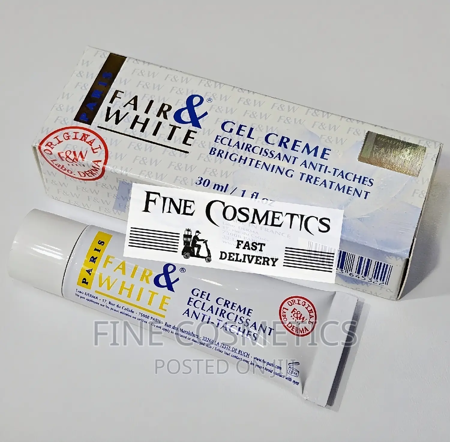 Fair and White Gel Creme Tube |Brightening Pigmentation Cure