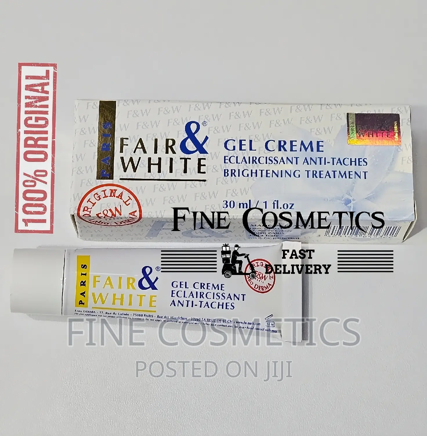 Fair and White Gel Creme Tube |Brightening Pigmentation Cure