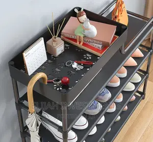 Executive Multifunction Shoe Rack Organizer