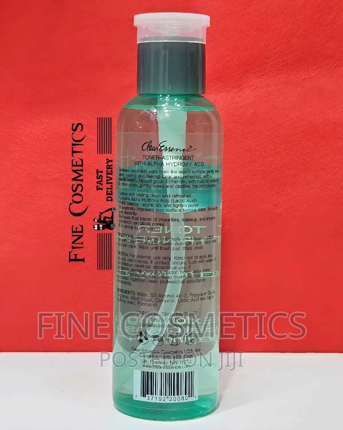 Clear Essence Toner Astringent | 2-in-1 Cleanser and Toner.