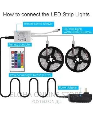 5 M RGB LED Waterproof Strip Lights