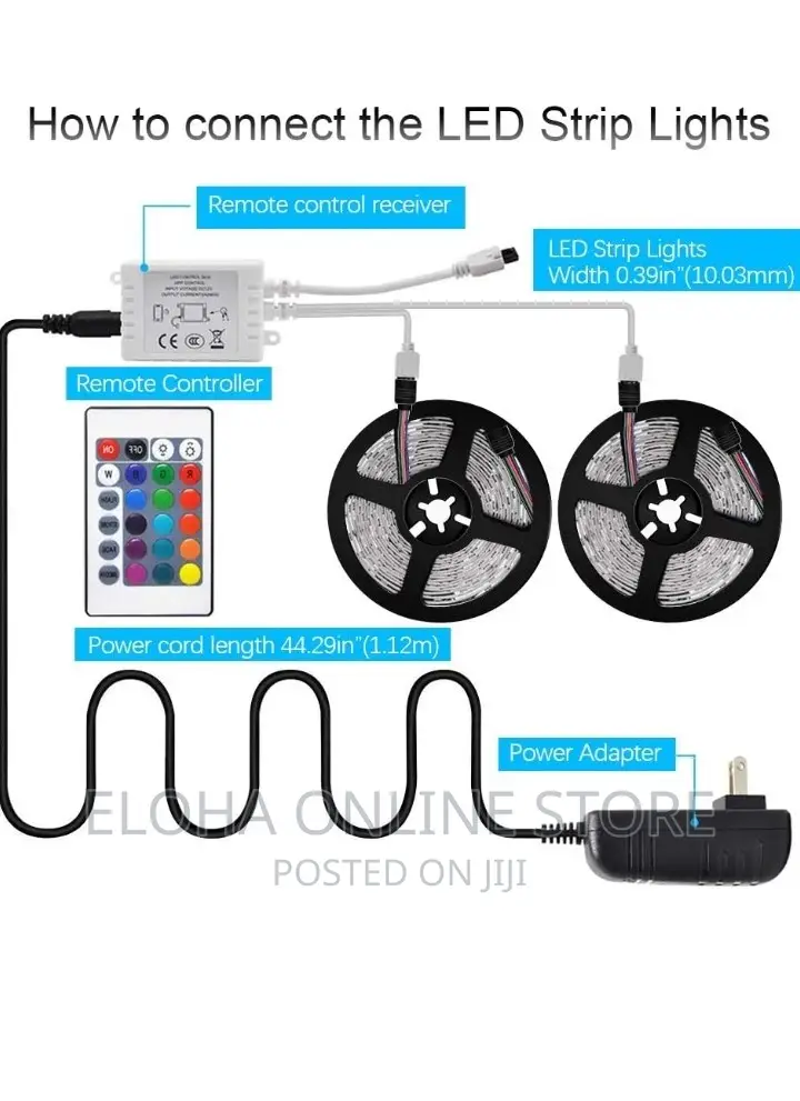 5 M RGB LED Waterproof Strip Lights