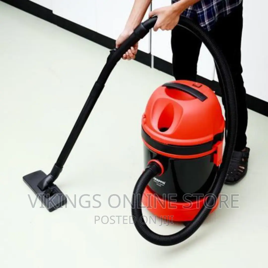 Geepas Wet Dry Vacuum Cleaner - Black