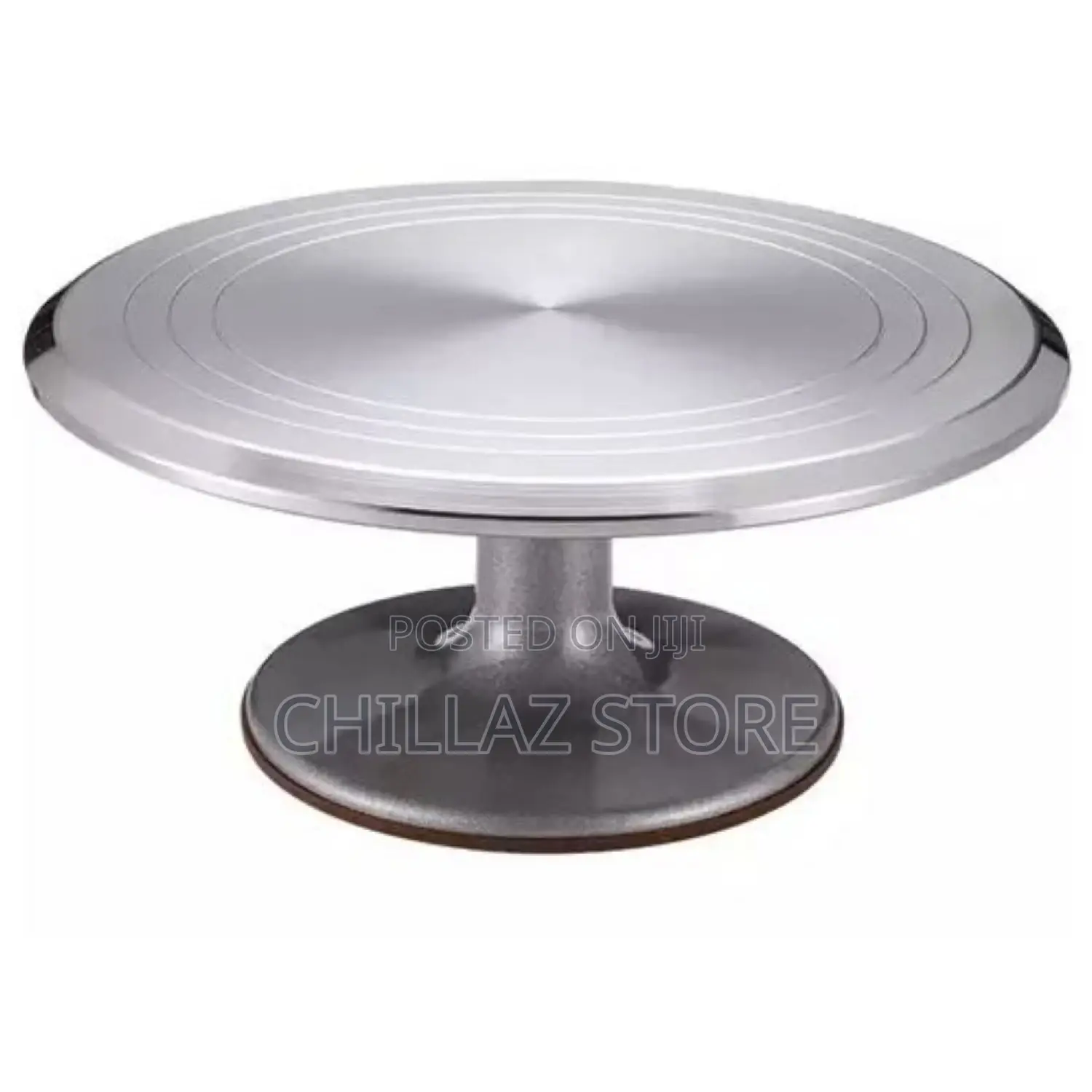 Stainless Steel Rotating Cake Turntable Stand.