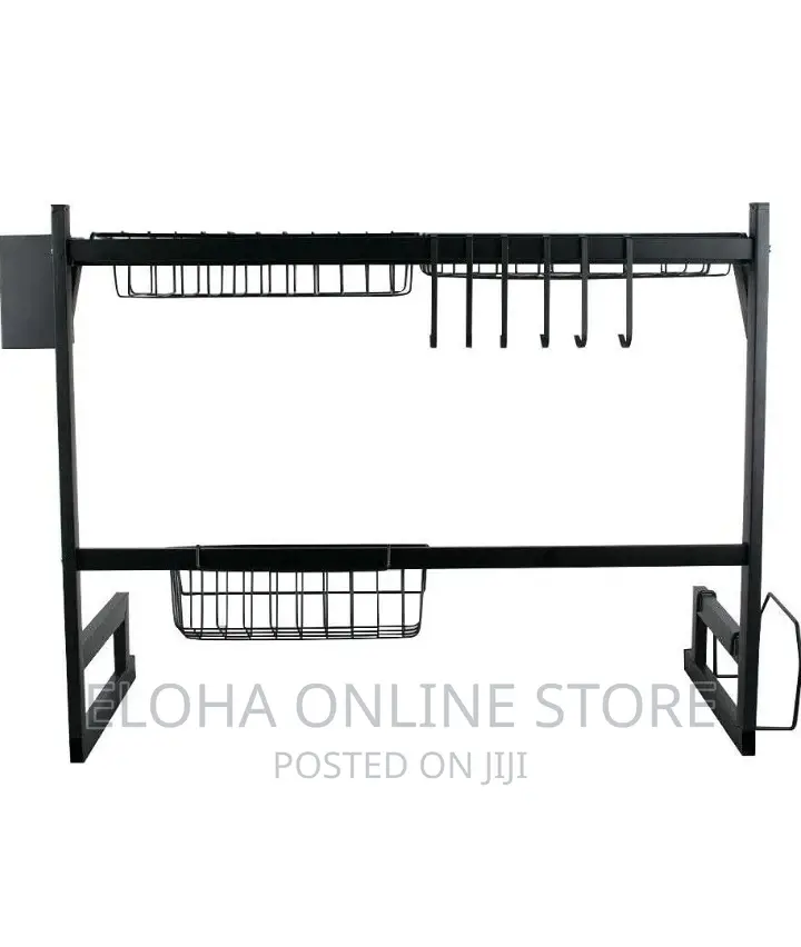2 Tier Stainless Steel Kitchen Shelf Organizer