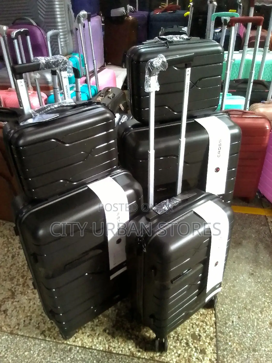 Good Partner Plastic Rubber Suitcase