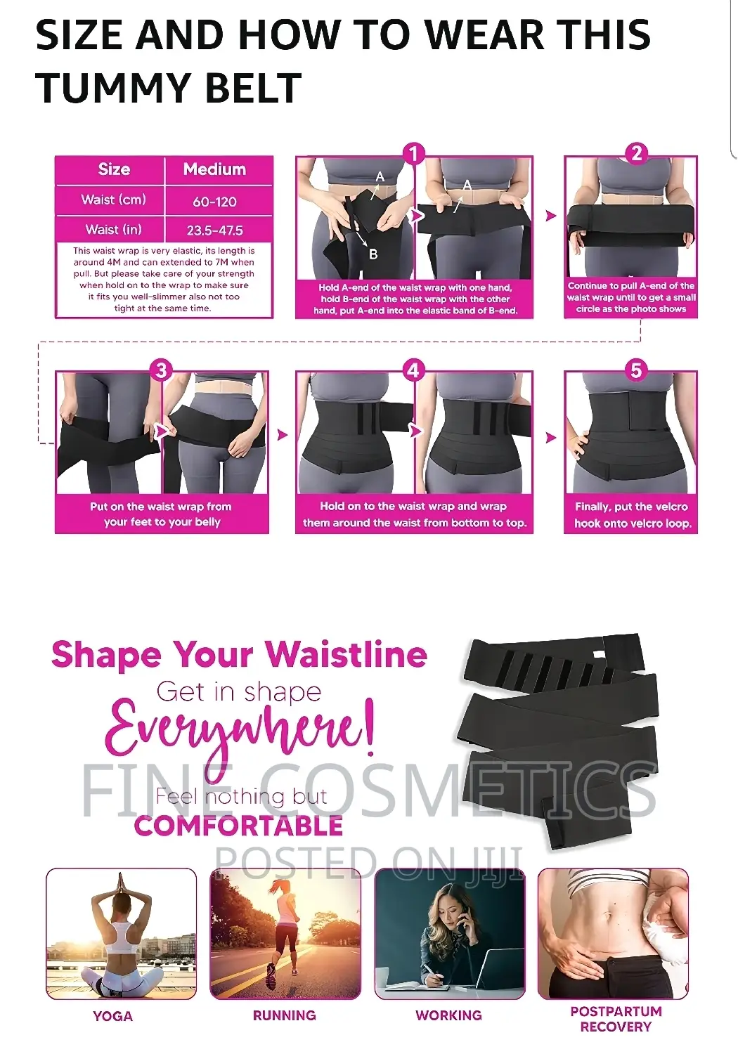 Waist Trainer Belt |Body Shaper Wrap Garter Belly Fat Burner