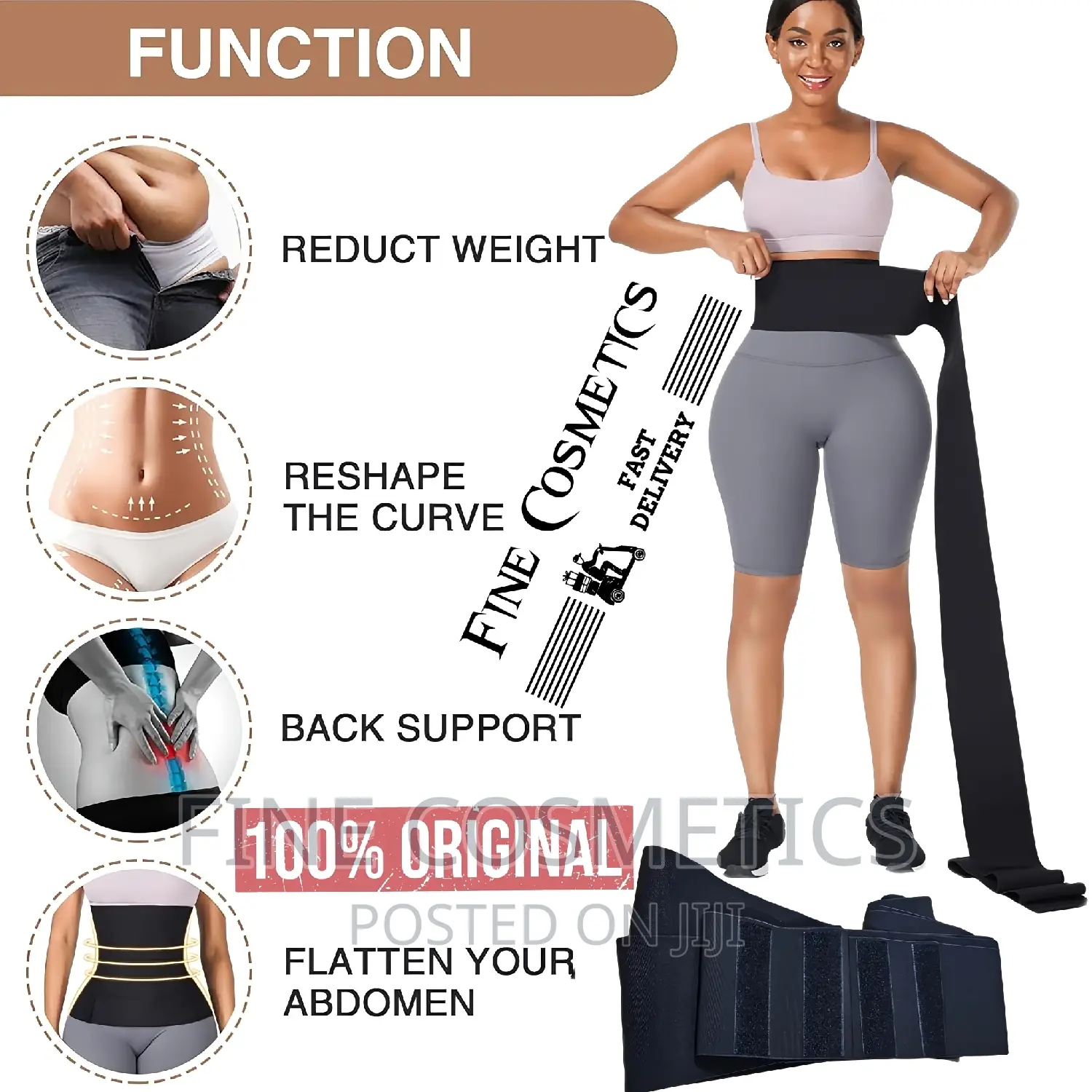 Waist Trainer Belt |Body Shaper Wrap Garter Belly Fat Burner