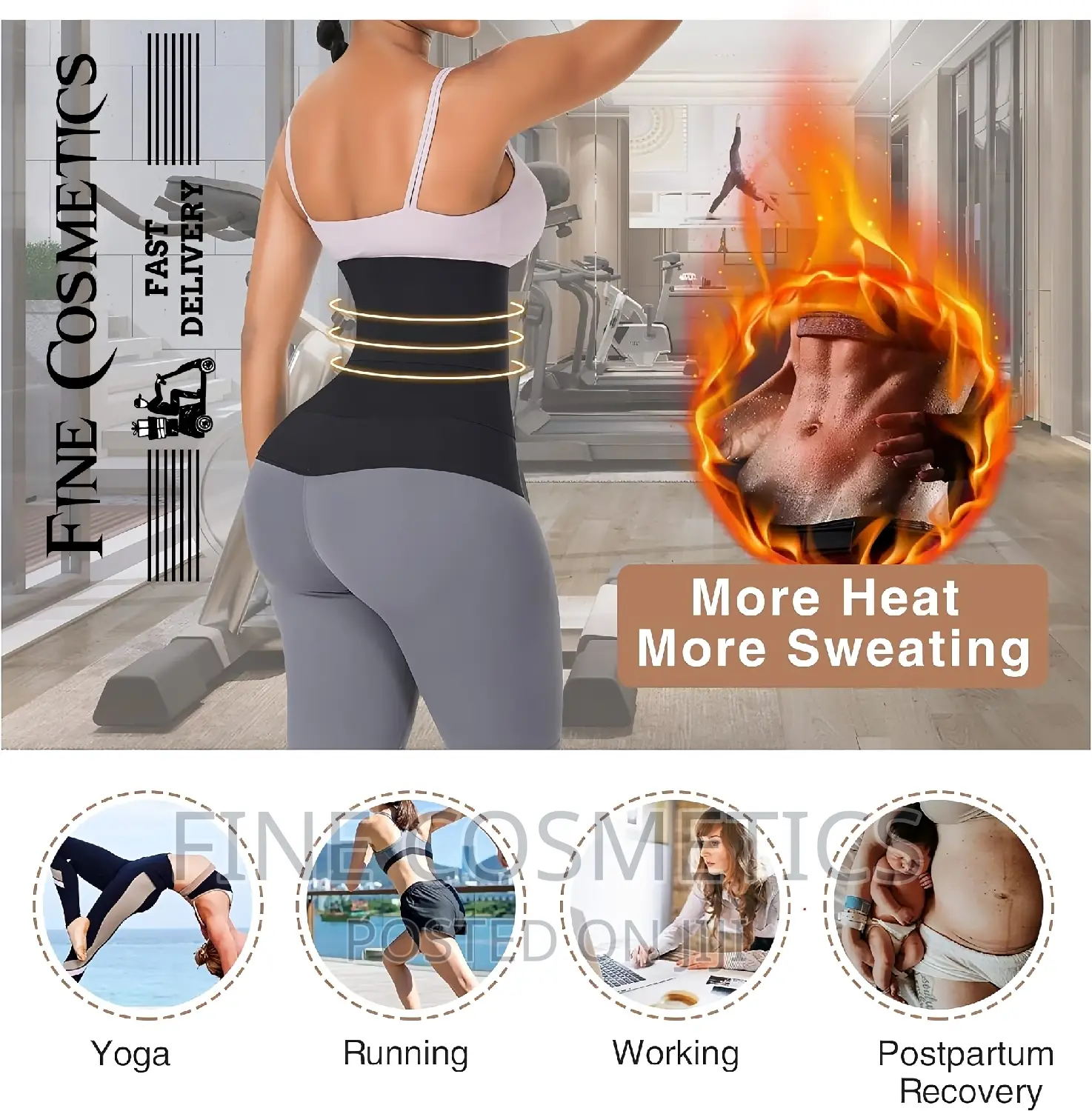 Waist Trainer Belt |Body Shaper Wrap Garter Belly Fat Burner