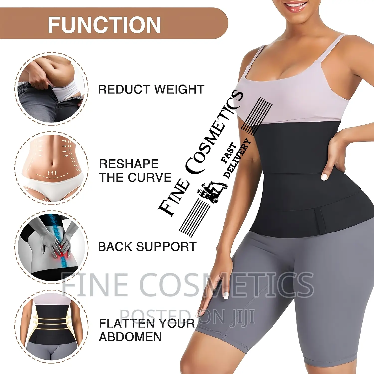 Waist Trainer Belt |Body Shaper Wrap Garter Belly Fat Burner