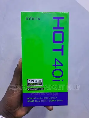 New Infinix Hot 40i 128 GB Black