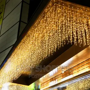 Photo - Curtain String Lights for Ceremony Balcony Roof Decoration